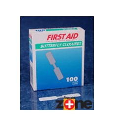 Butterfly Wound Closures (sterile), 8/box - Large: 1.25 x 7 cm (1/2 x 2-3/4")