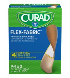 Bandage: Fabric (1200/case) - 1.9 x 7.6 cm (3/4 x 3") rectangular