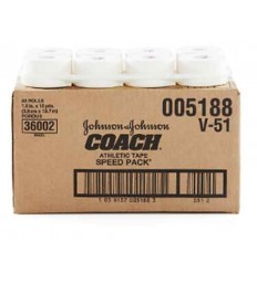 COACH® Athletic Tape (1 1/2" x 15yds, 32 rolls)